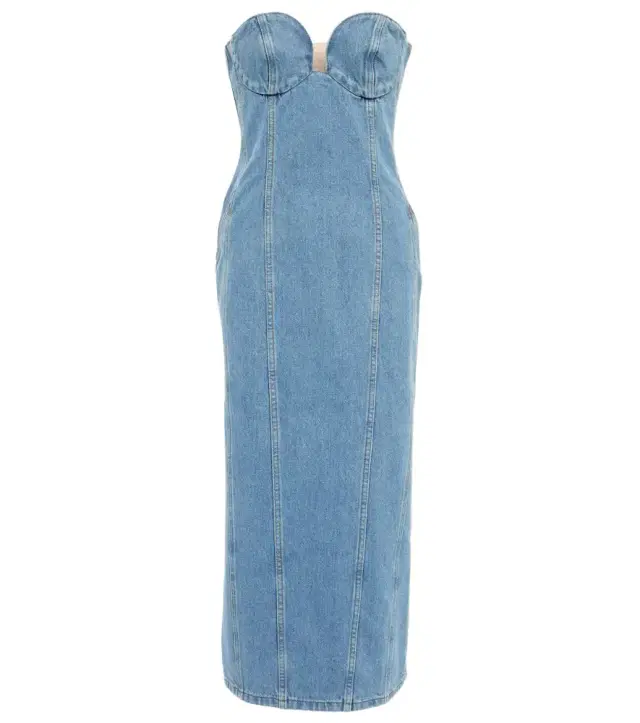 Magda Butrym Denim midi dress