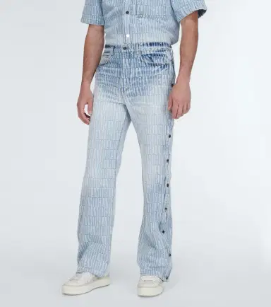 Amiri Logo jacquard denim pants | Thumbnail 2
