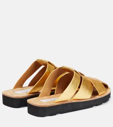 Gabriela Hearst Metallic leather mules | Thumbnail 2