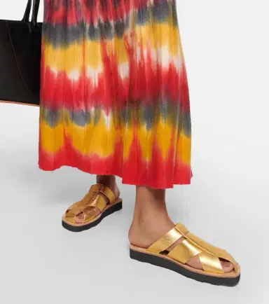 Gabriela Hearst Metallic leather mules | Thumbnail 5