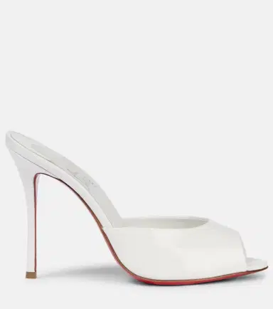 Christian Louboutin Bridal Me Dolly patent leather mules | Thumbnail 3 Christian Louboutin Bridal Me Dolly patent leather mules | Thumbnail 3