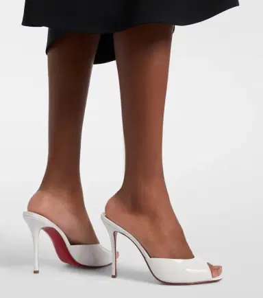 Christian Louboutin Bridal Me Dolly patent leather mules | Thumbnail 6 Christian Louboutin Bridal Me Dolly patent leather mules | Thumbnail 6
