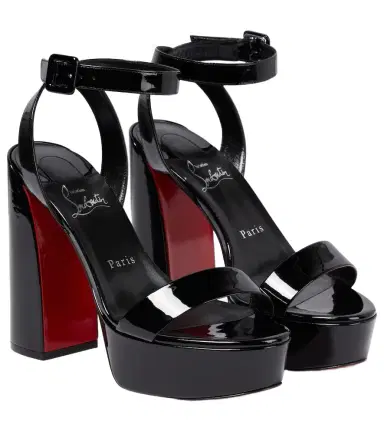 Christian Louboutin Movida Sabina patent leather platform sandals | Thumbnail 1