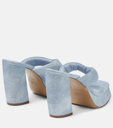 Gia Borghini Gia 17 Uni denim platform thong sandals | Thumbnail 3 Gia Borghini Gia 17 Uni denim platform thong sandals | Thumbnail 3