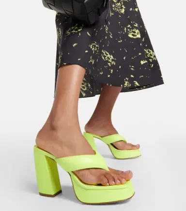 Gia Borghini Gia 17 leather platform thong sandals | Thumbnail 5 Gia Borghini Gia 17 leather platform thong sandals | Thumbnail 5