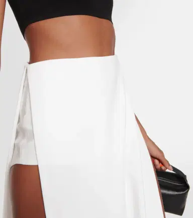 Mônot Mônot Side-slit jersey maxi skirt | Thumbnail 5
