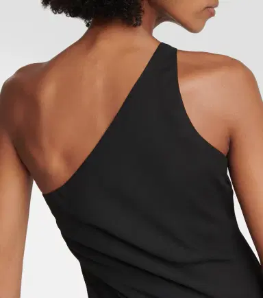 Mônot Mônot One-shoulder chiffon maxi dress | Thumbnail 3