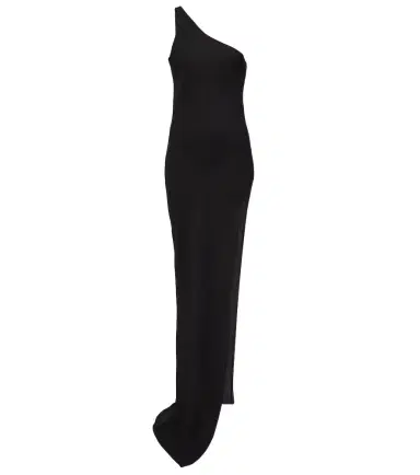 Mônot Mônot One-shoulder chiffon maxi dress | Thumbnail 1