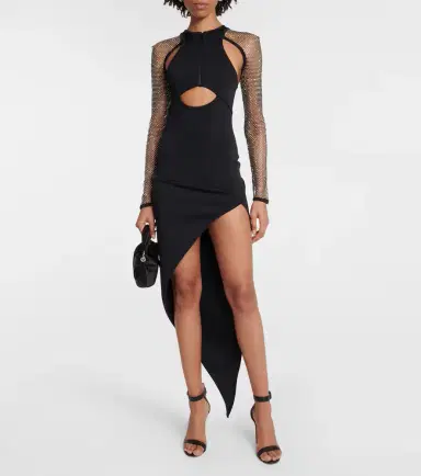 David Koma Embellished cutout midi dress | Thumbnail 3