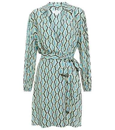 Velvet Gabriella printed wrap minidress | Thumbnail 1