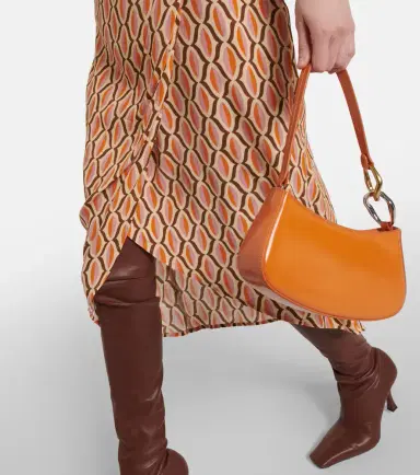 Velvet Alisha printed crêpe wrap skirt | Thumbnail 2