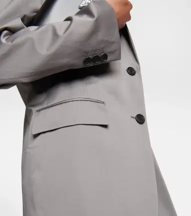Prada Single-breasted cotton blazer | Thumbnail 6 Prada Single-breasted cotton blazer | Thumbnail 6