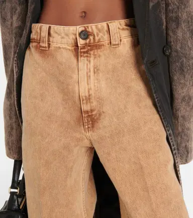 Miu Miu Marbleized low-rise straight jeans | Thumbnail 5 Miu Miu Marbleized low-rise straight jeans | Thumbnail 5