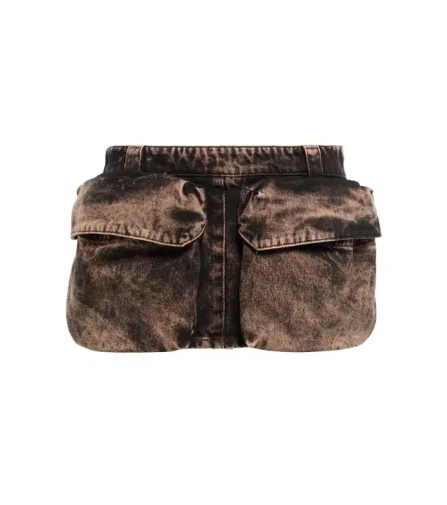 Denim miniskirt