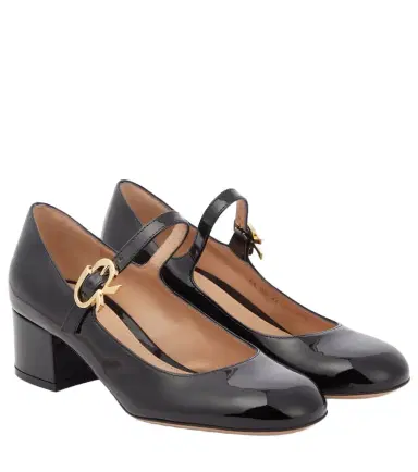 Gianvito Rossi Ribbon patent leather Mary Jane pumps | Thumbnail 1 Gianvito Rossi Ribbon patent leather Mary Jane pumps | Thumbnail 1
