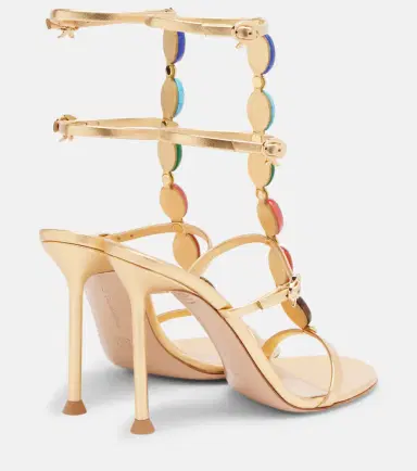 Gianvito Rossi Shanti embellished leather sandals | Thumbnail 5 Gianvito Rossi Shanti embellished leather sandals | Thumbnail 5