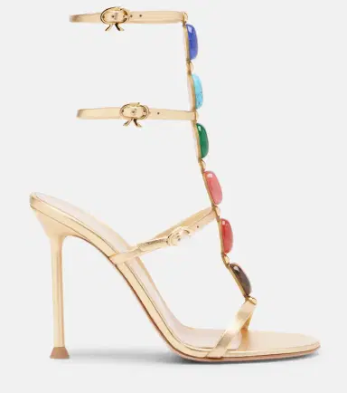 Gianvito Rossi Shanti embellished leather sandals | Thumbnail 6 Gianvito Rossi Shanti embellished leather sandals | Thumbnail 6