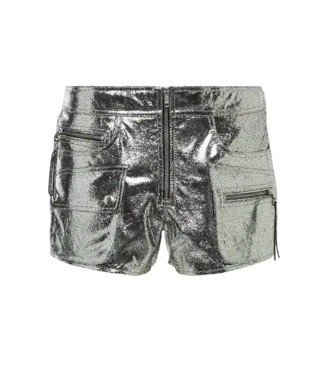 Isabel Marant Coria low-rise leather shorts