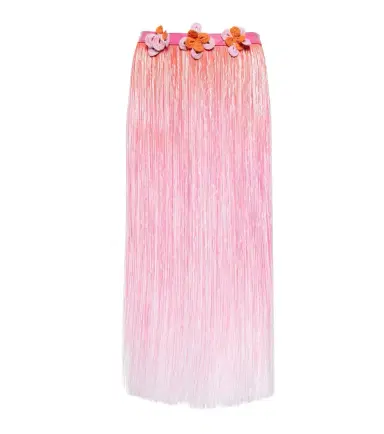 Roberta Einer Ombré leather-trimmed tassel midi skirt | Thumbnail 1