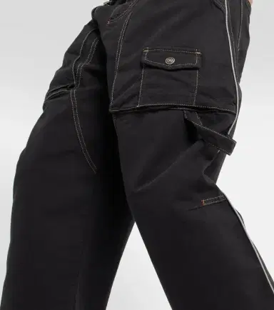 Isabel Marant Paciane wide-leg cargo jeans | Thumbnail 3