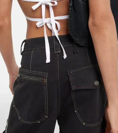 Isabel Marant Paciane wide-leg cargo jeans | Thumbnail 4