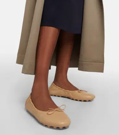 Tod's Bubble leather ballet flats | Thumbnail 6