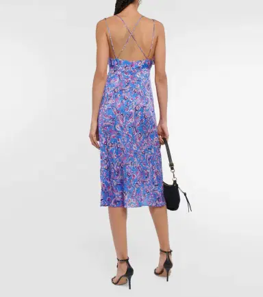Isabel Marant Paysa printed silk-blend midi dress | Thumbnail 5