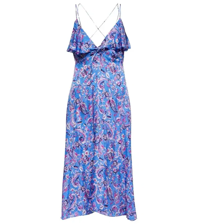 Isabel Marant Paysa printed silk-blend midi dress