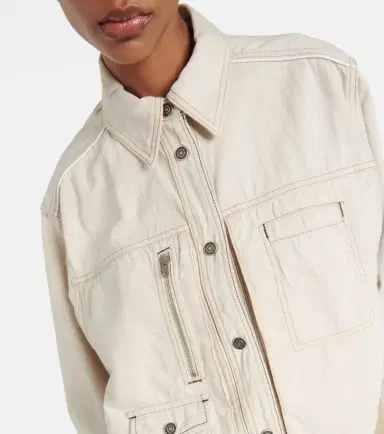 Isabel Marant Pearl denim jacket | Thumbnail 4