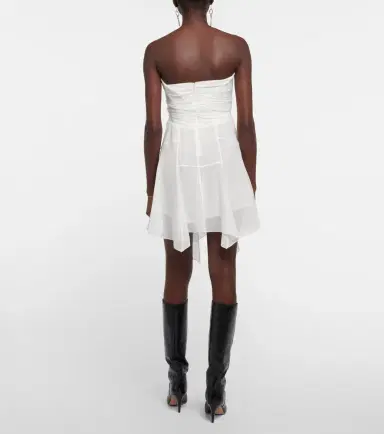 Isabel Marant Tiffen silk chiffon minidress | Thumbnail 3
