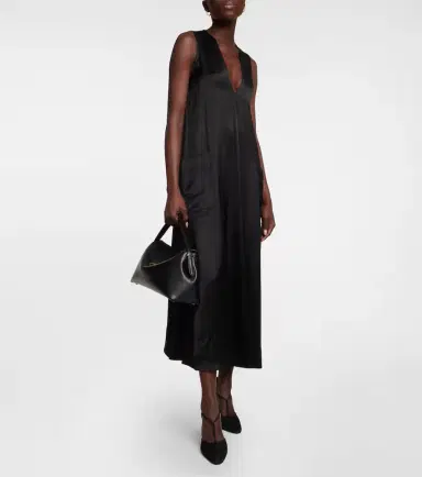 Toteme Satin midi dress | Thumbnail 2