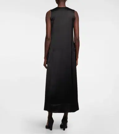 Toteme Satin midi dress | Thumbnail 3