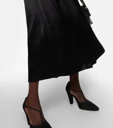 Toteme Satin midi dress | Thumbnail 4