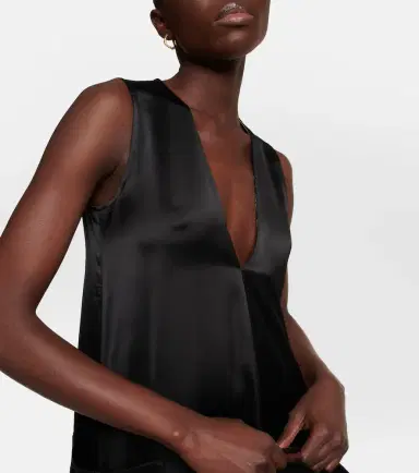 Toteme Satin midi dress | Thumbnail 5