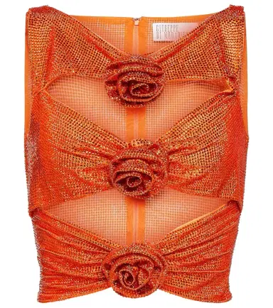 Giuseppe di Morabito Embellished cutout crop top | Thumbnail 1