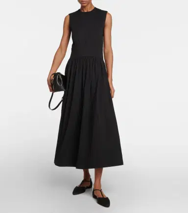 Toteme Cotton midi dress | Thumbnail 3