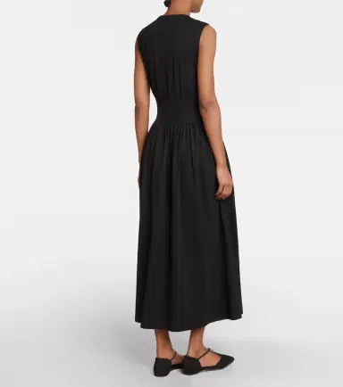 Toteme Cotton midi dress | Thumbnail 4