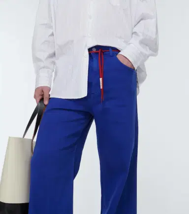 Marni Mid-rise straight cotton-blend pants | Thumbnail 3