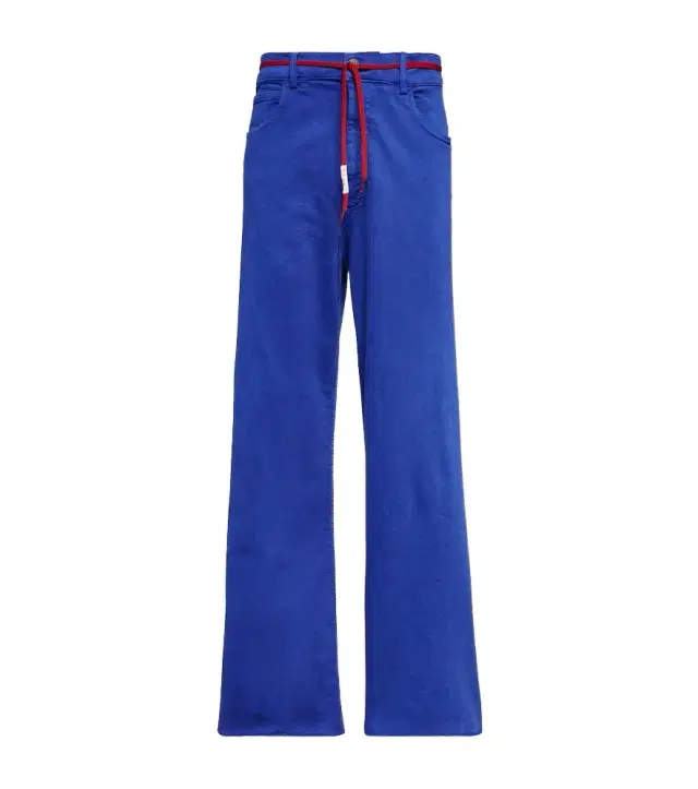 Marni Mid-rise straight cotton-blend pants