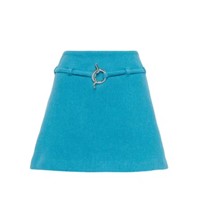Ganni Wool-blend miniskirt