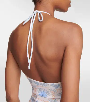 Agua by Agua Bendita Sandalo Chivas printed swimsuit | Thumbnail 4