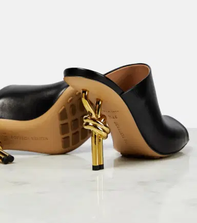 Bottega Veneta Knot leather mules | Thumbnail 2 Bottega Veneta Knot leather mules | Thumbnail 2
