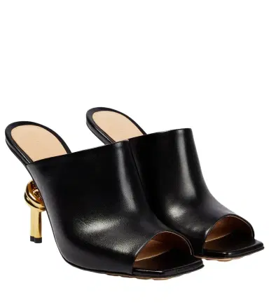 Bottega Veneta Knot leather mules | Thumbnail 1 Bottega Veneta Knot leather mules | Thumbnail 1
