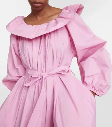 Patou Off-shoulder faille maxi dress | Thumbnail 2