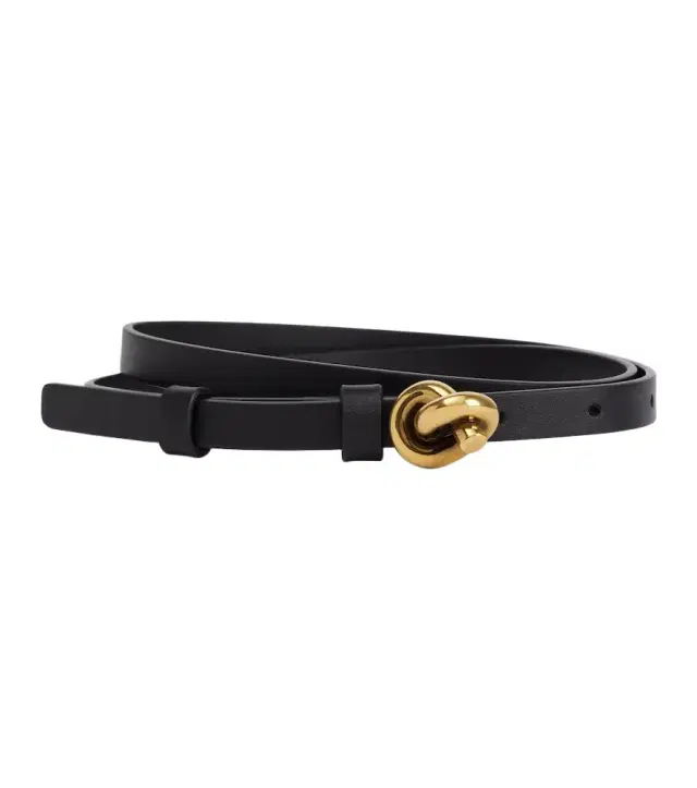 Knot leather belt