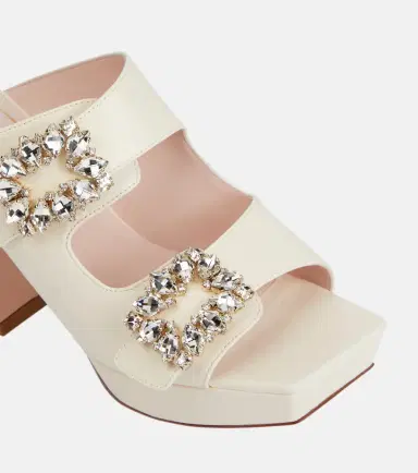 Roger Vivier Embellished leather sandals | Thumbnail 3 Roger Vivier Embellished leather sandals | Thumbnail 3