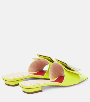Roger Vivier Love 45 patent leather mules | Thumbnail 3
