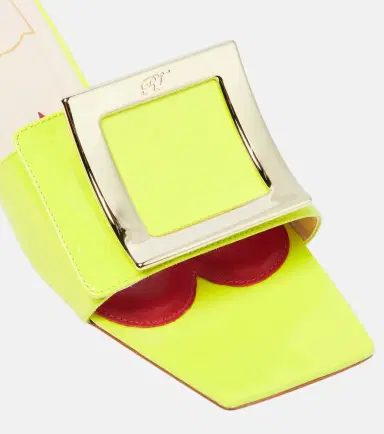 Roger Vivier Love 45 patent leather mules | Thumbnail 4