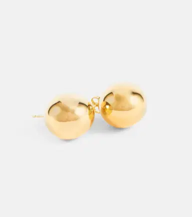 Bottega Veneta Drop gold-plated sterling silver earrings | Thumbnail 3
