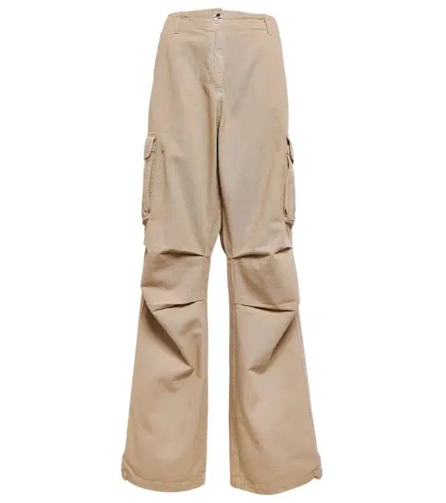 Adjustable wide-leg cargo pants